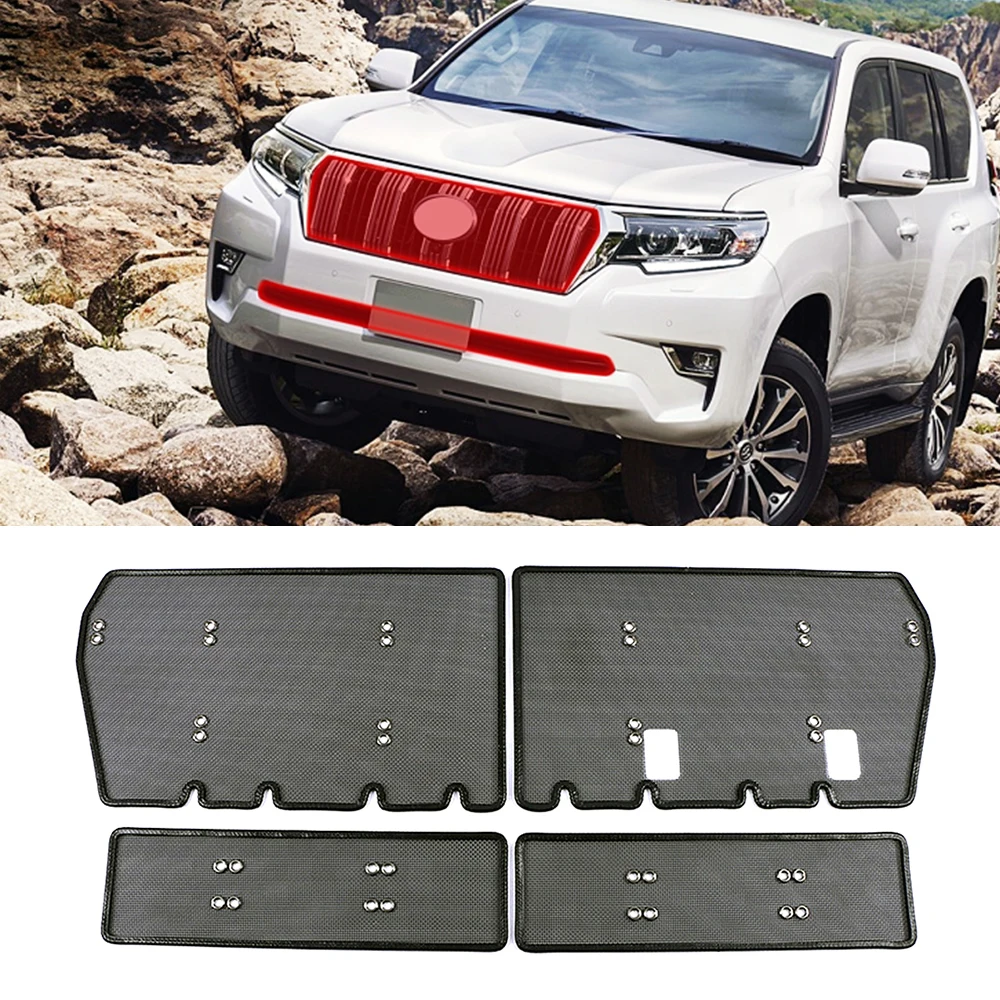 Передняя решетка для Toyota Land Cruiser Prado FJ 150 2014-2020 сетка насекомых радиатор защитная