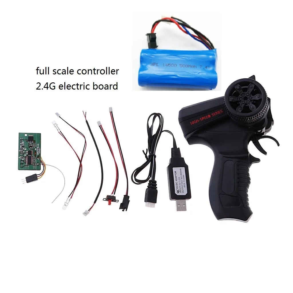 

WPL B14K B24K B16K B36K C14 C24K Original Full Scale Remote Controlller KIT Version Universal 2.4G Receiver Lipo Battery Charger