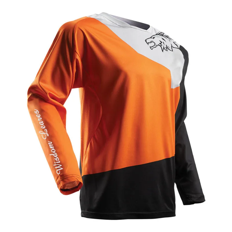 Горные Джерси Длинные рукава Мотокросс camiseta ropa mtb горный велосипед dh рубашка в байкерском стиле