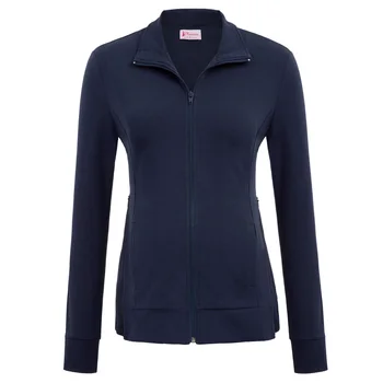 

Women Maternity Long Sleeve Stand/Lapel Collar Side Split Zipper Coat Outwear C2
