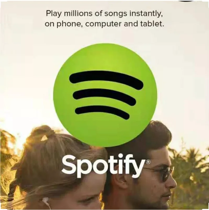1 year Spotify Premium account player cards No Ads Offline download music For Work laptop PC