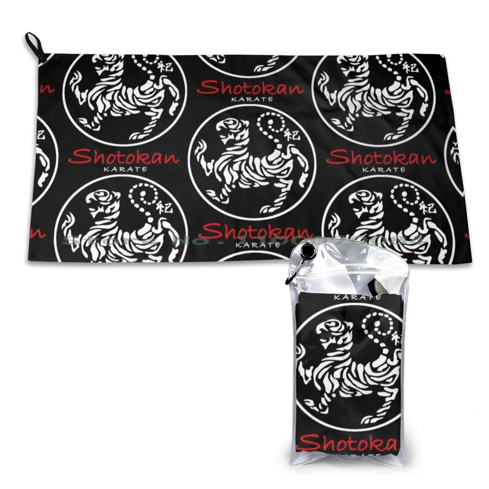 Karate Shotokan Quick Dry Towel Gym Sports Bath Portable Tokyo Harajuku Idea Japanese Spying Japanese Tradition
