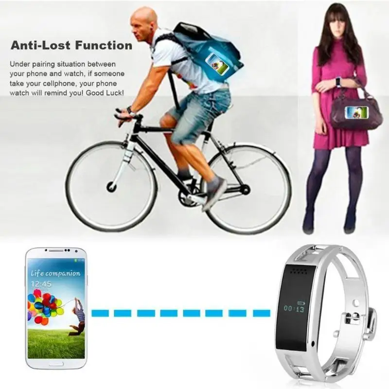 Bluetooth Смарт-браслет наручные часы телефон для Android samsung IOS iPhone 0,49 OLED экран Спортивный смарт-браслет новое поступление