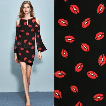 

165CM lips Polyester cotton fabric for Tissue Kids Bedding home textiles textile printed material for clothes