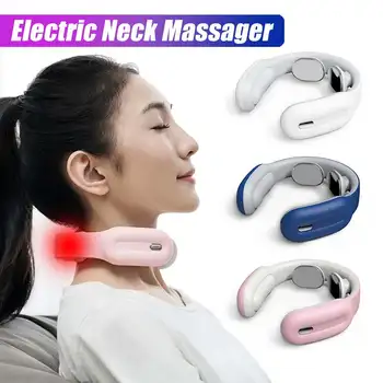 

Smart Electric Neck and Shoulder Massager Low Frequency Magnetic Therapy Pulse Pain Relief Tool Health Care Relaxation