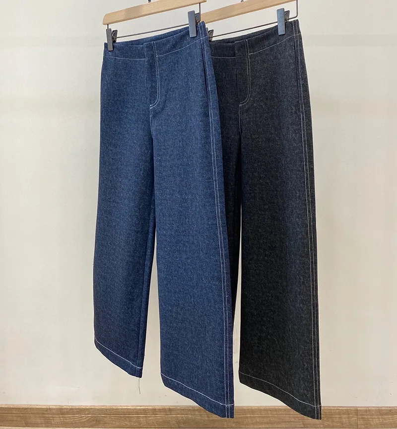 Топ дизайн! Осень 2020 Новое поступление офисные женские джинсы брюки для женщин