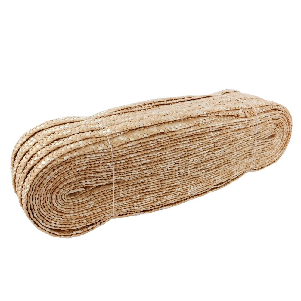 50M Natural Wheat Straw Material Rattan Home DIY Handmade Weaving Crafts Decoration Knit And Repair Chair Table Basket Tool