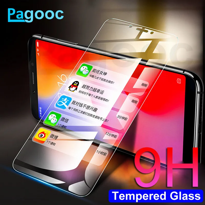 

9H HD Protective Glass on the For Xiaomi Redmi 6A 5A 5 Plus 6 Pro 4 4A 4X S2 GO Note 4 4X 5 5A Screen Tempered Glass Film Case