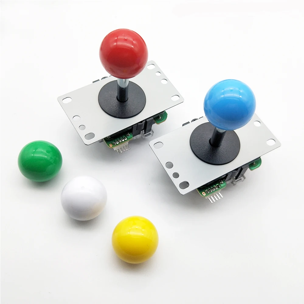 아케이드 DIY 키트 아메리칸 스타일 SANWA 조이스틱 HAPP 코인 2 플레이어 푸시 버튼 마이크로 스위치 PC 라즈베리 파이 용  제로 지연 인코더-Freehip.co.kr