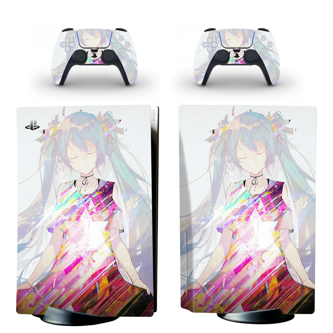 Anime Skin Sticker Vinyl For Playstation 5 amp PS5 DigitalL Edition 2  Controller  eBay