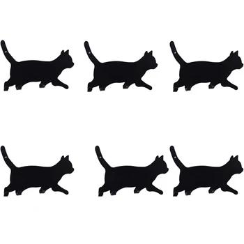 

6Pcs Kitchen Wall Door Metal Hook Key Hanger Cat Tail Shaped Holder Clothes Storage Rack Seamless Hook Tool Accessories