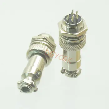 

DHL/EMS 50 pcs connector Aviation plug 12mm 6Pin for Panel Power Classis Metal -h2