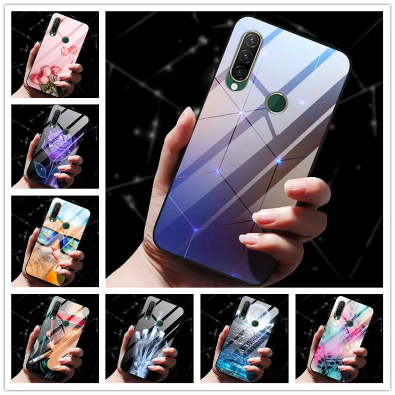 Чехол для Huawei Nova 3 3i жесткая задняя крышка из закаленного стекла P40 Lite E P30 чехол