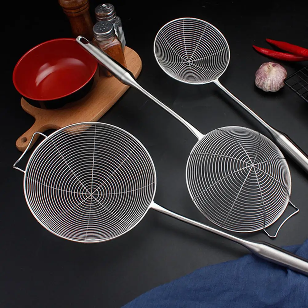 

304 Stainless Steel Wire Fried Chicken Oil Strainer Colander Colander For Deep-fried Spicy Hot Pot Spoon