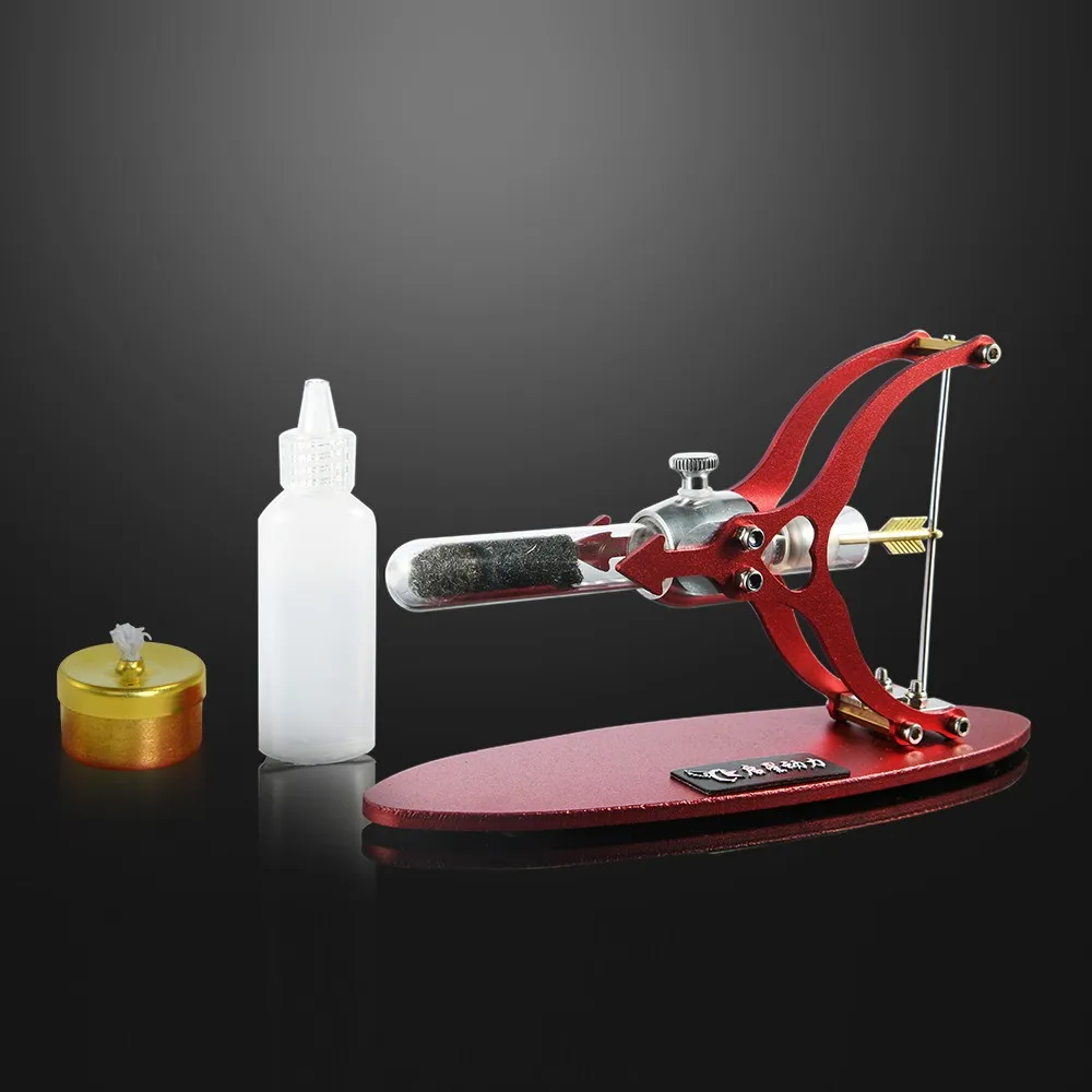 Mini Hot Air Stirling Engine Motor Model Cupid's Arrow Model Educational Toy Kits Perfect Scientific Gifts