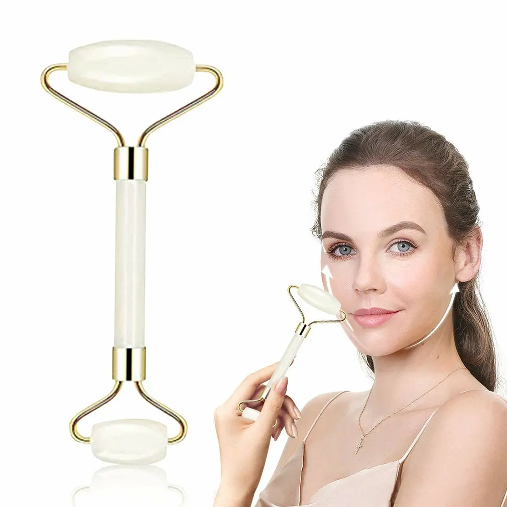 Roller Massager Double Design Mute Noise Reduction Jade Massage Stick Beauty Tool For Eye Face Neck |
