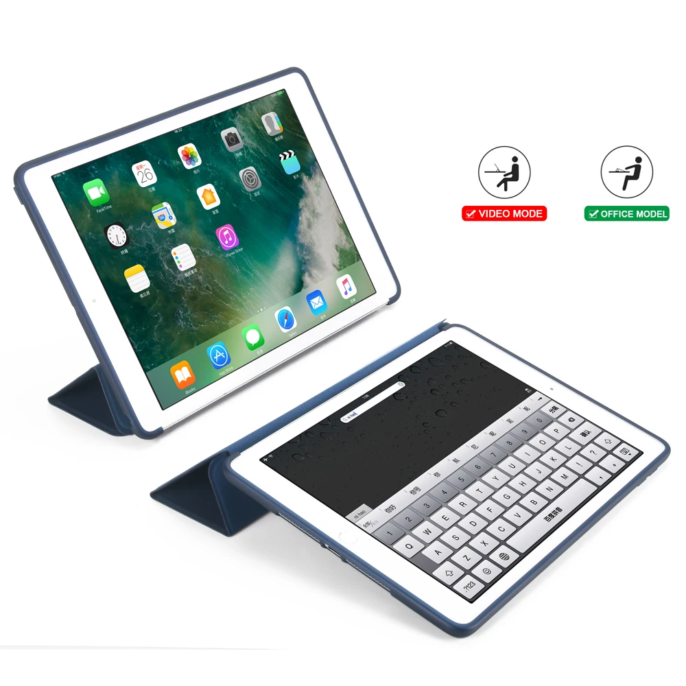 para o Ipad 9.7 2023 2023 Case de Couro Flip Fique Case para Ipad 5th 6th Geração Capa A1822 A1823 A1893 A1954 Case - Imagem 3