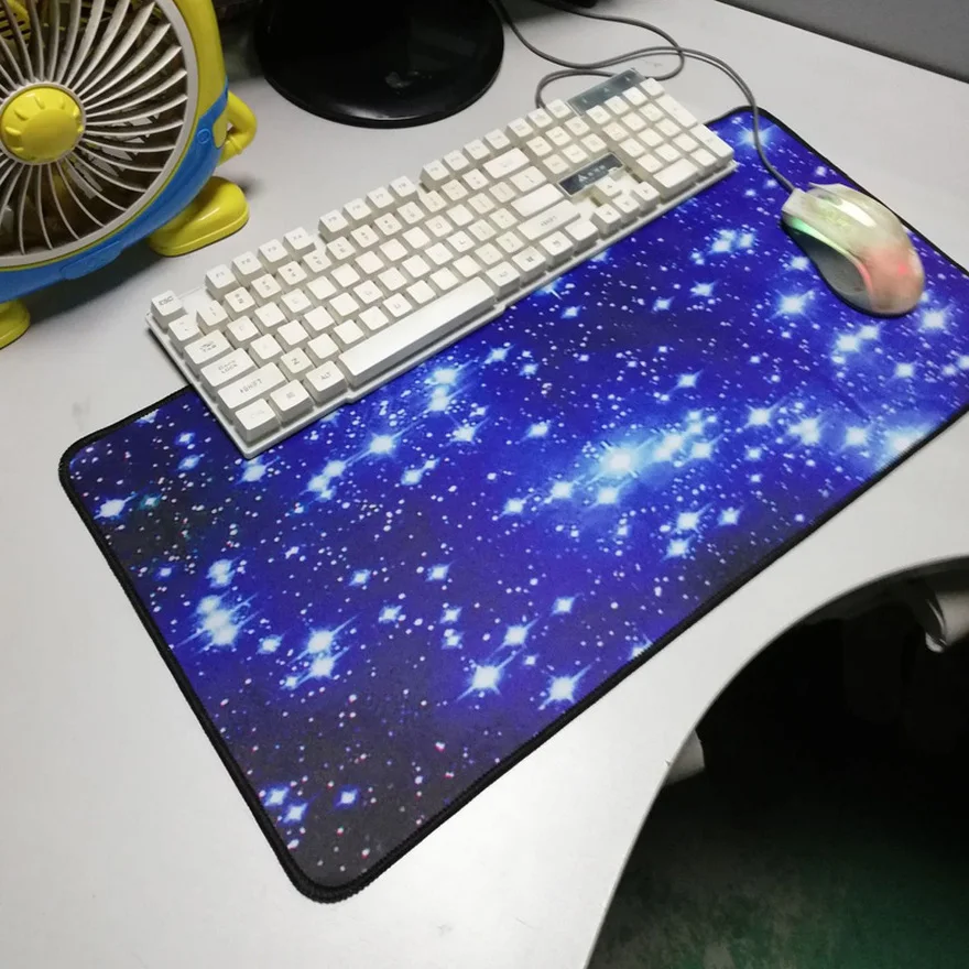  Customizable Large Gaming Mouse Pad Starry Sky 400x900mm Desk Keyboard Mat PC Computer Laptop Mouse