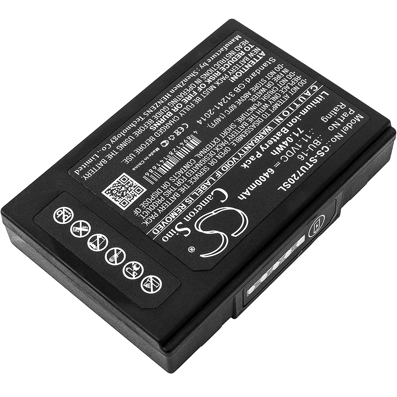 Cameron Sino для Sumitomo BU-16 TYPE-72, TYPE-82, TYPE-Q102 6400 мАч/71.04Wh