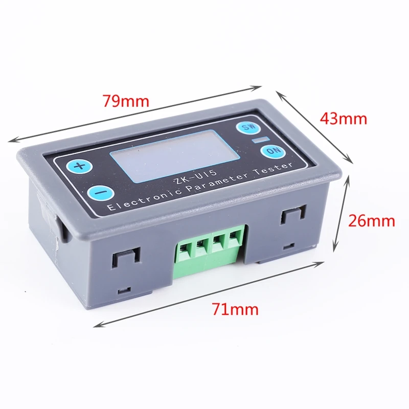 Dc5-38V Вольтметр Амперметр электронный датчик нагрузки зарядное устройство тестер мощность измеритель заряда контроллер разряда