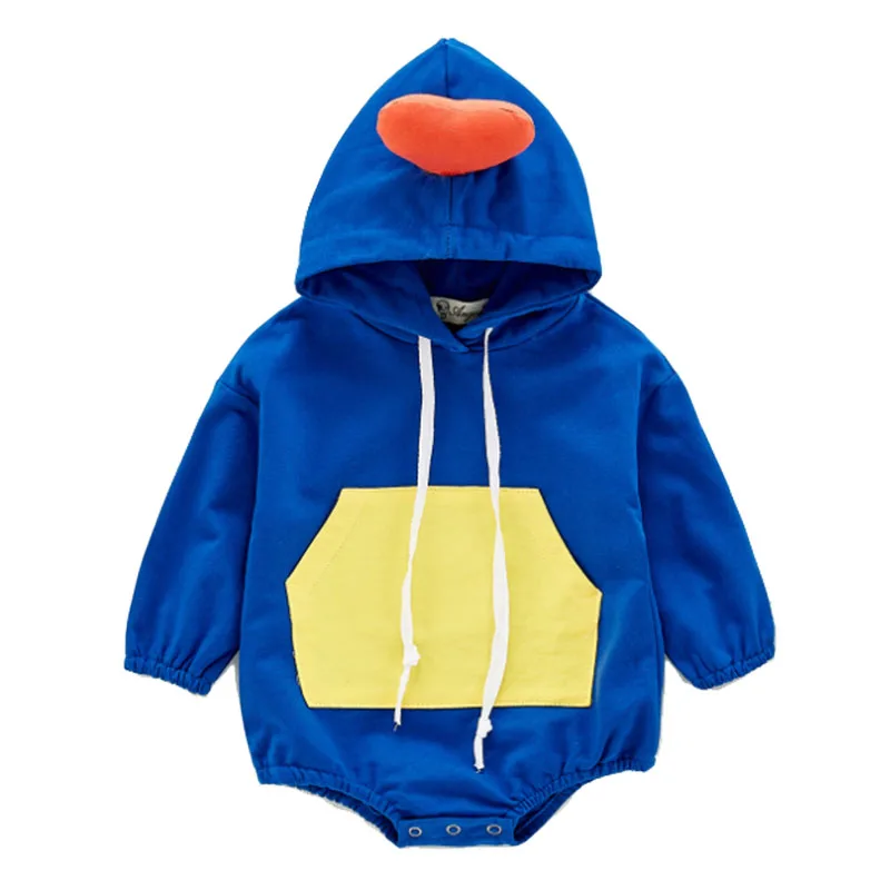 

Kids Clothes Spring Autumn Pure Cotton Long-Sleeved Jacket Boy Girl Hooded T-Shirt Triangle Jumpsuit 0-2 y Quality Children Wear