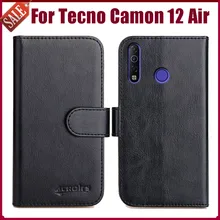 Горячее предложение! Распродажа! Tecno Camon 12 Air Чехол 6,5" 6 цветов Флип мягкие кожаные для телефона чехол-бумажник для Tecno Camon 12 Air чехол с подставкой и отделениями для карт