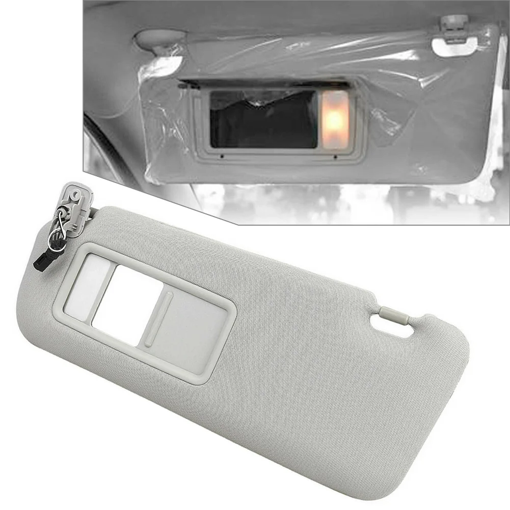 

Car Left Driver Side Gray Sun Visor for Mazda 2010 2011 2012 2013 2014 2015 CX-9 CX9 TDY1-69-320