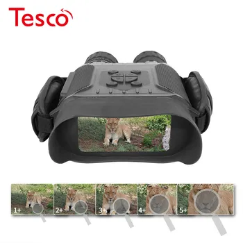 

Bestguarder Night Vision Time Lapse IPX4 HD Hunting Binoculars 400M Big Screen 5x Zoom 4.5X40mm 32G Infrared Telescope Monocular