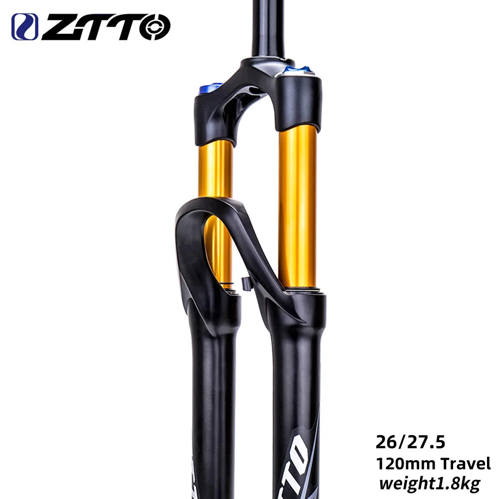 Пневматическая подвеска ZTTO MTB дорожная вилка 120 мм с быстросъемной прямой трубкой