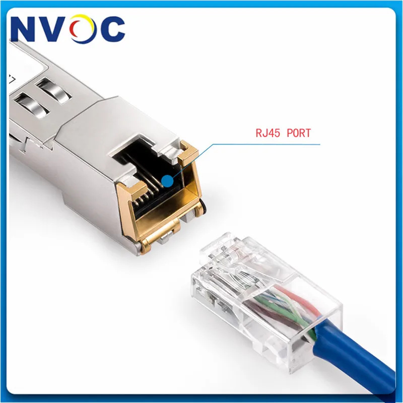 Бесплатная доставка 10 Гбит/с медный приемопередатчик SFP 10G RJ45 + модуль
