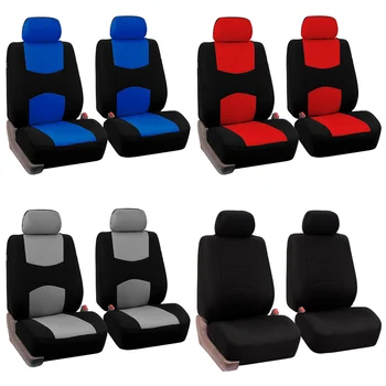 

4Pcs Car Seat Cover Set Front Four Seasons Universal Breathable Soft