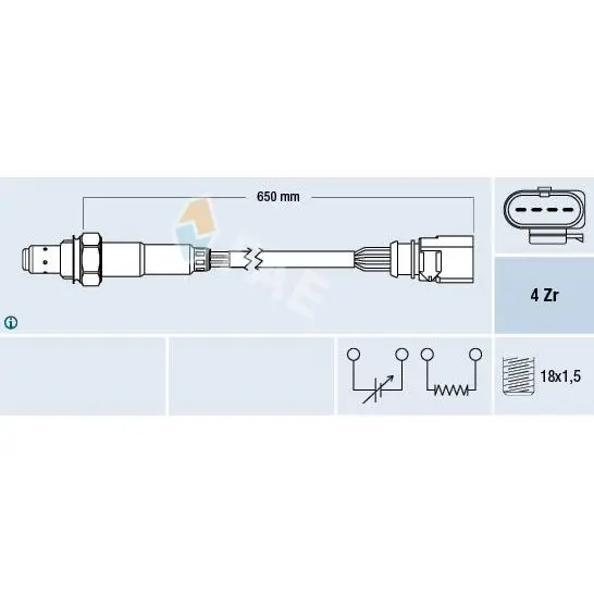 Лямбда-зонд VW Golf/Jetta/Tiguan/Touran 1.4TSi 06 FAE 77440