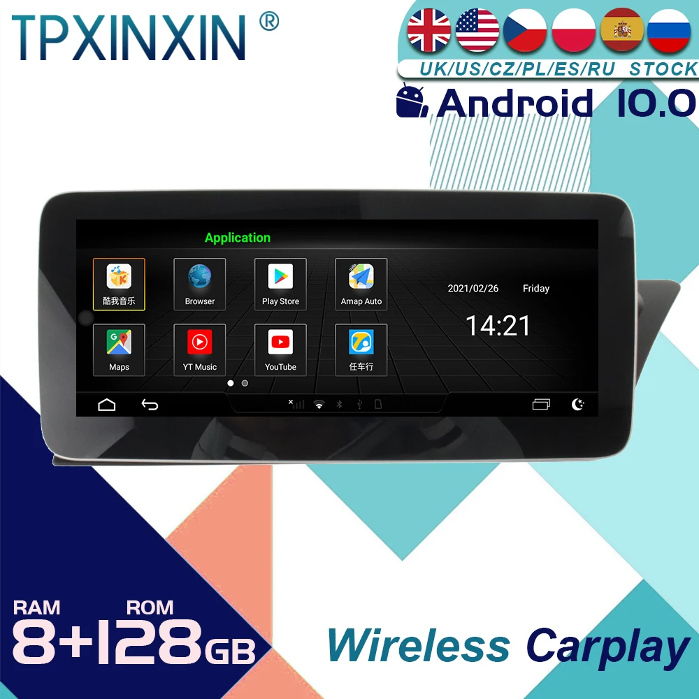 

For Audi A4 RHD 2009-2016 Android 10 Car Stereo Radio with Screen Radio Player Car GPS Navigation Head Unit Carplay