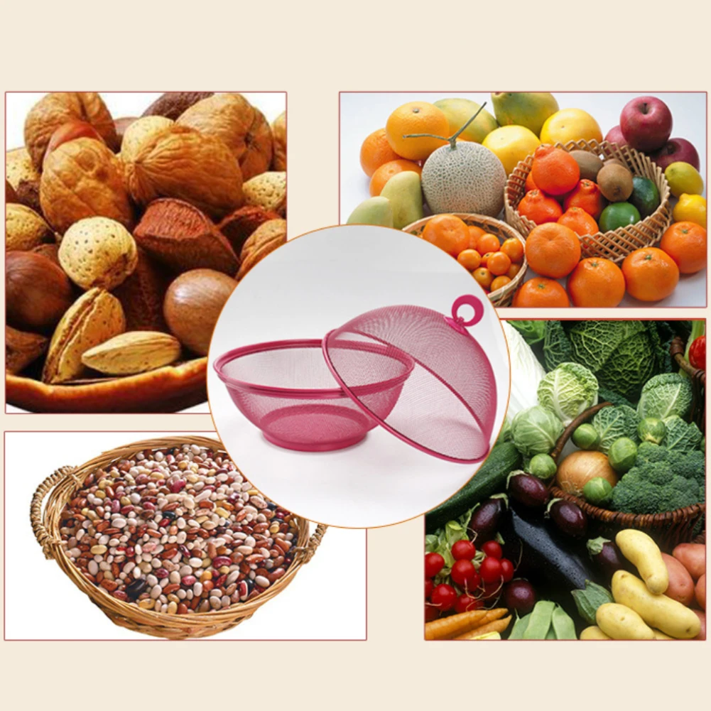 Корзина для хранения фруктов практичный держатель мытья овощей железная тарелка