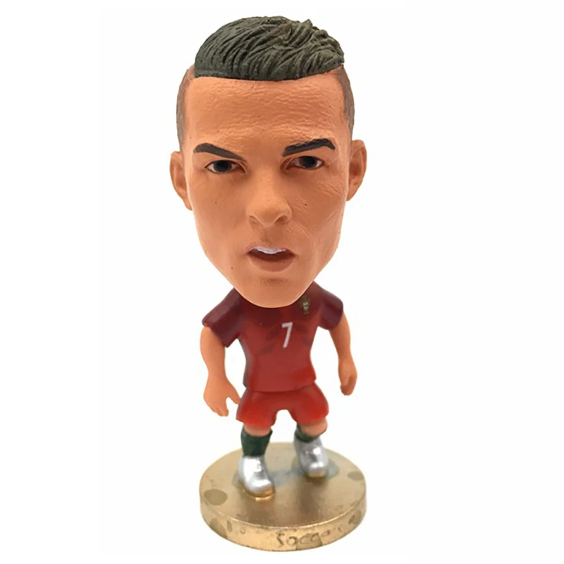 Cute Soccer Star Football Figure PVC Cake Decoration Doll 2020 Football Player Toys Fans Souvenir Birthday Gift  Micro Landscape