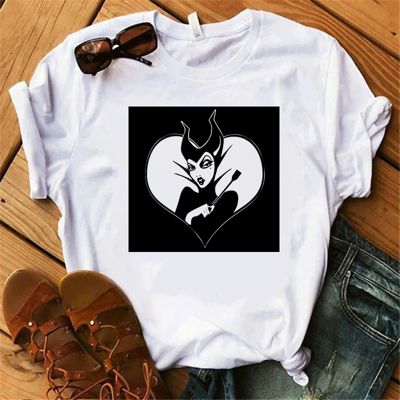 LUSLOS NEVER LET YOUR WINGS быть украденным у вас Maleficent футболка с буквенным принтом летние новые женские футболки Акварельная футболка