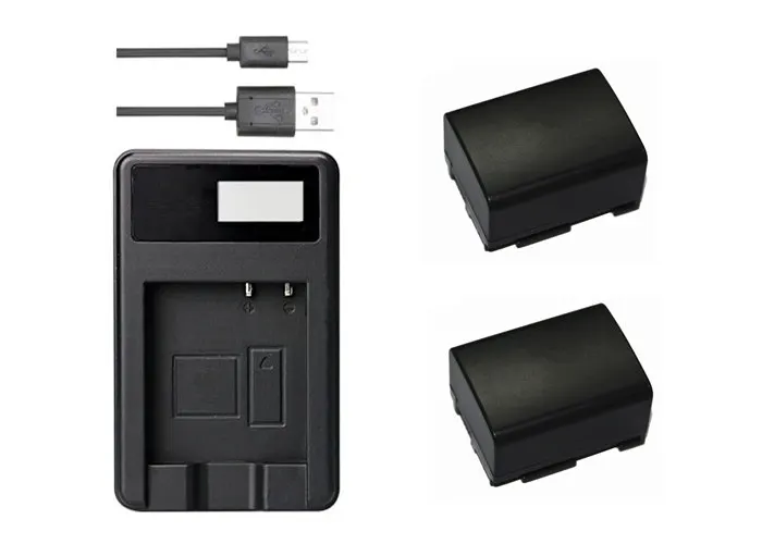 BP-807, BP-808, BP808, BP807, 2740B002 BP-809, BP809 батарея+ USB зарядное устройство для Canon FS10, FS100, FS11, FS20, FS200 FS21, FS22 - Цвет: Зеленый
