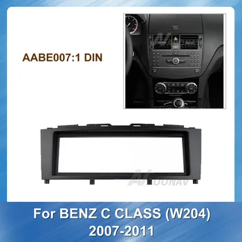 

Car Stereo Radio Fascia Frame Trim Bezel for Mercedes BENZ C CLASS W204 2007-2011Panel Dashboard ABS plastic Installation