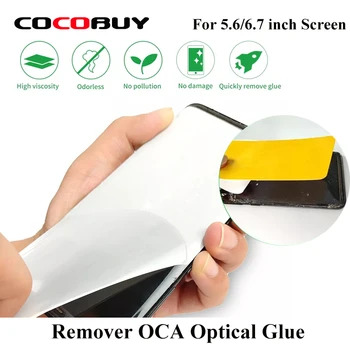 

New Arrived 50pcs/lot Professional Rework OCA Glue used for LCD Screen Residual Glue Removing Bulit to Remover OCA Optical Glue