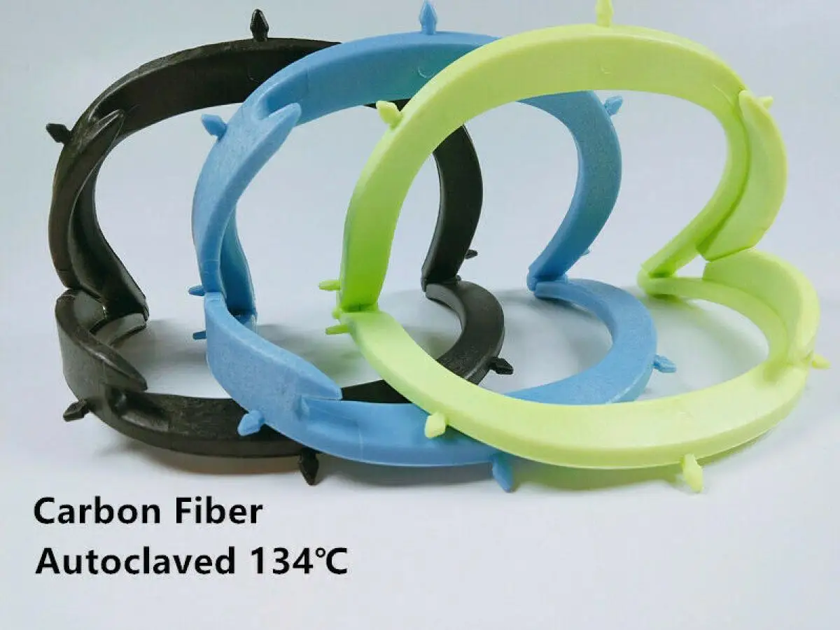 

30Pieces/lot Dental Frame Hager for Rubber Dam Sheet Light Foldable X-Ray Film Foldable 135 14*9.5cm Blue Green Black