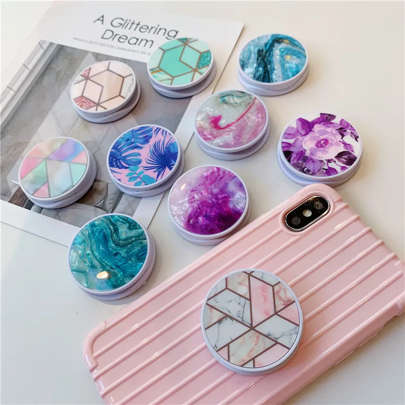 Абстрактный мраморный складной держатель подставка для планшетов iphone XS Max Pad Huawei