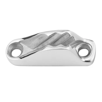 

Hardware Sailing Marine Clam Kayak Parts Durable Accessories Boat Professional Jam Line Stainless Steel Rope Cleat