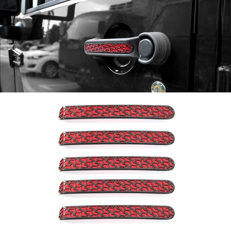 Автомобильная дверь с захватом ручки вставки Крышка Накладка для Jeep Wrangler JK & Unlimited