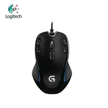 Проводная игровая мышь logitech G300S, геймерская мышь 2500 dpi, 9 перезаряжаемых программируемых кнопок для ноутбука, ПК, поддержка официального тестирования