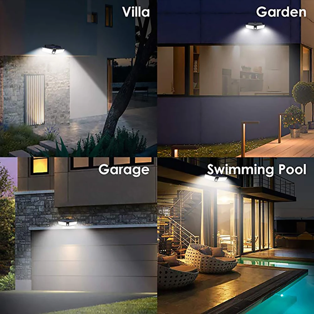 Mpow 80 LED Solar Wall Lights Wireless IP65 Waterproof Wireless Security Solar Motion Sensor Light Luz Solar Led Para Exterior (6)