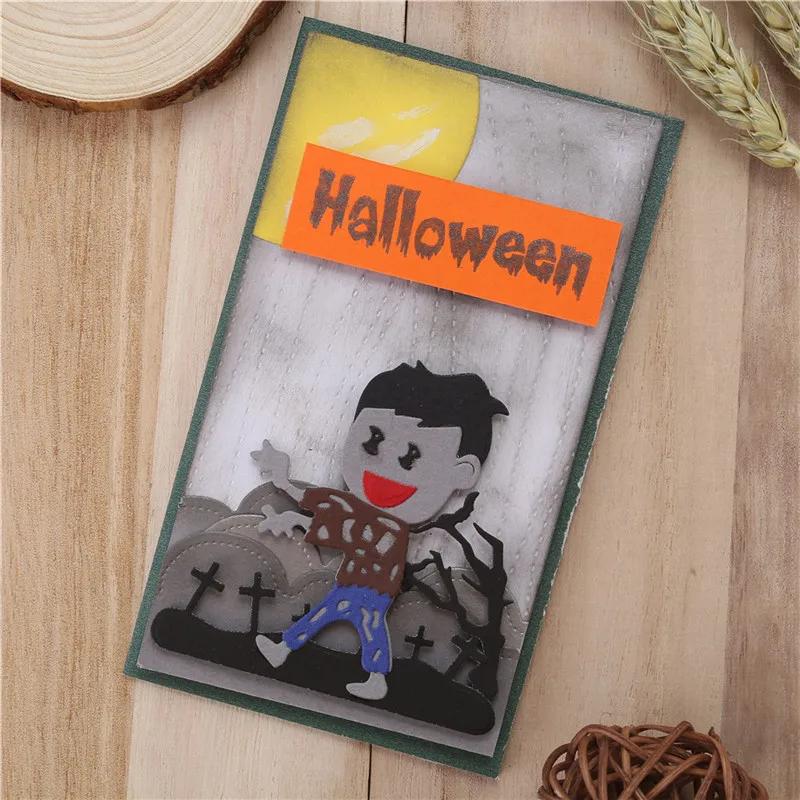 

DiyArts Halloween Dies Boy Metal Cutting Dies for Card Making Scrapbooking Embossing DieCut Stencil Craft New 2019 for Dies