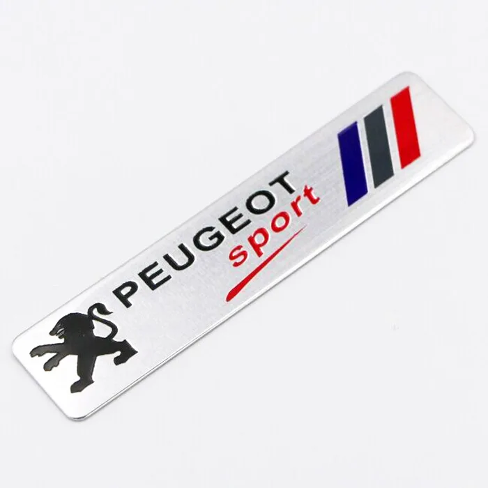Peugeot 308 408 508 2008 301 Fender стикер s модифицированный автомобильный боковой ярлык металлический логотип для автомобиля бампер стикер