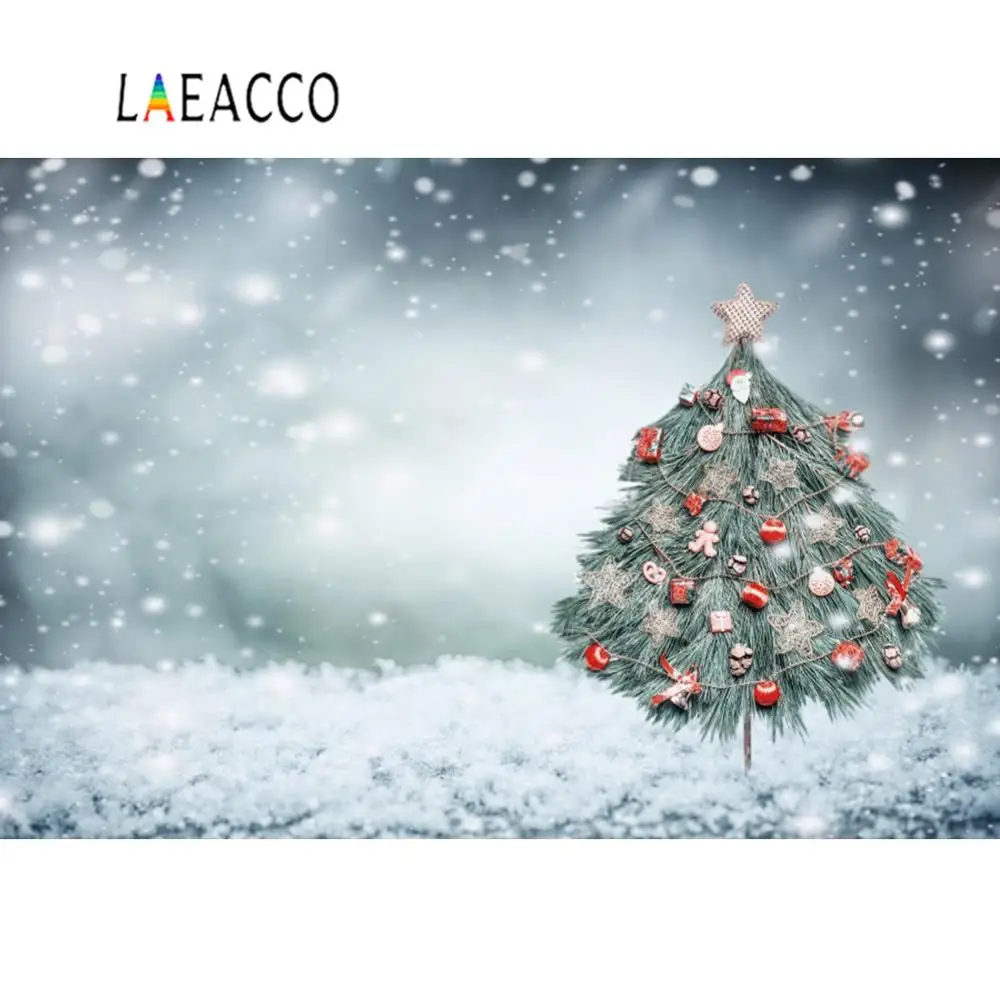 

Winter Snow Snowflake Christmas Tree Polka Dot Baby Toys Gift Baby Portrait Photographic Background Photo Backdrops Photo Studio