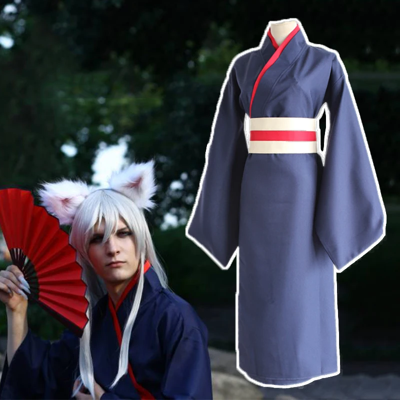 Kamisama Поцелуй Костюмы для косплея ТОМО косплей костюм синий кимоно Хэллоуин