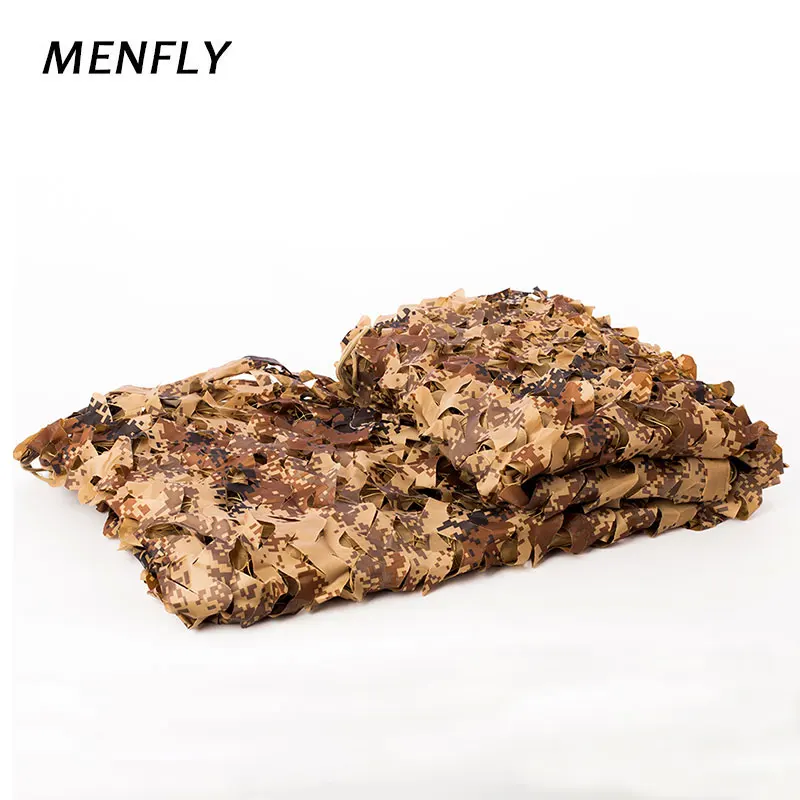 

MENFLY 1.5M with Gridlines Desert Digital Outdoor Truck Shade Net Tent Decoration CS Shooting Game Camouflage Dress SunShelter